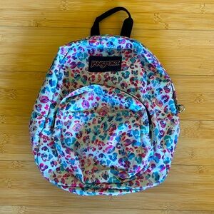 Rare rainbow animal print backpack purse
